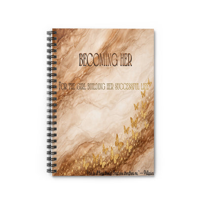 Becoming Her Notebook — Inspirational Journal for Ambitious Women
