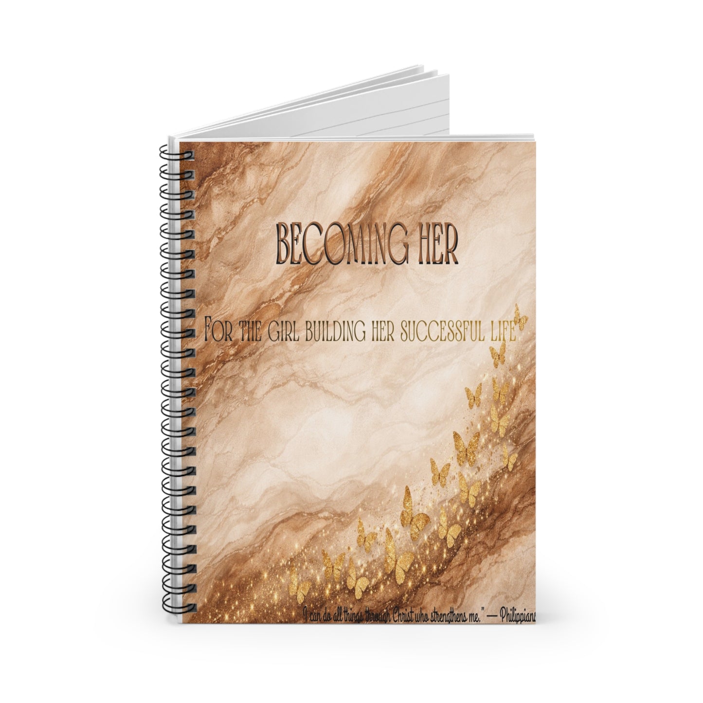 Becoming Her Notebook — Inspirational Journal for Ambitious Women